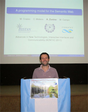 Prof. Alejandro Zunino :: UNICEN University :: Tandil, Buenos Aires – Argentina and  CONICET – Argentina